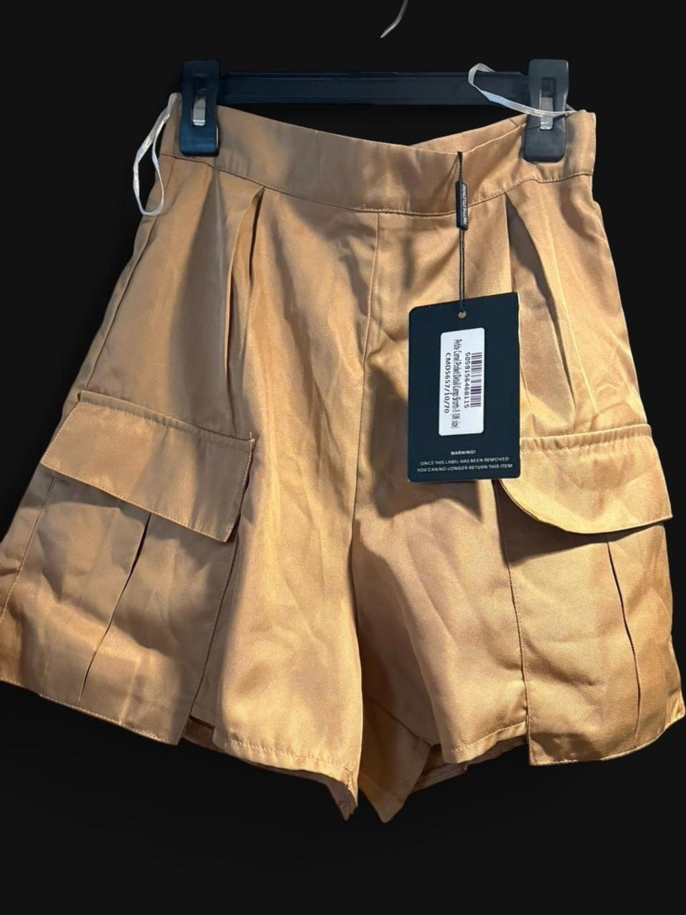 Women's Tan Cargo Shorts